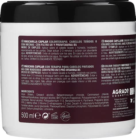 Agrado Colour Therapy Hair Mask Mascarilla Para Cabello Te Ido