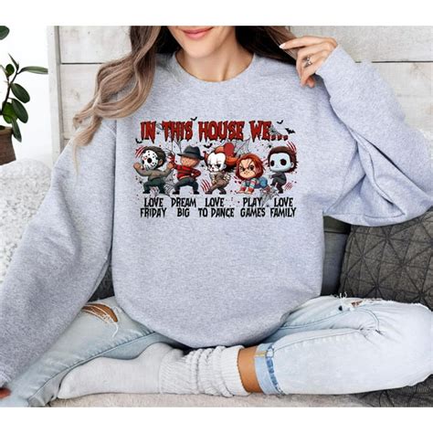 Halloween Horror Movie Shirt Horror Killers Sweatshirt Scary