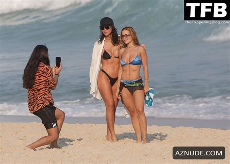 Rita Ora Sexy Seen Flaunting Her Hot Bikini Body At The Beach In Rio De Janeiro AZNude