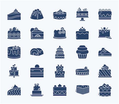 Premium Vector | Pastries vector icon illustration