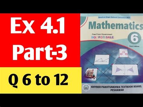 Exercise Class Math Kpk And Ptb New Course Part Maths