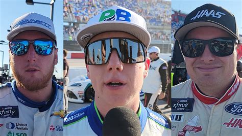 VIDEO Top NASCAR Xfinity Series Drivers React To Darlington Finishes