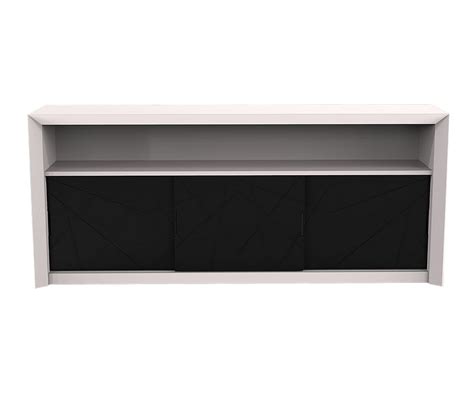 Console D Entr E Double Stockholm Gris Clair Noir L X P X