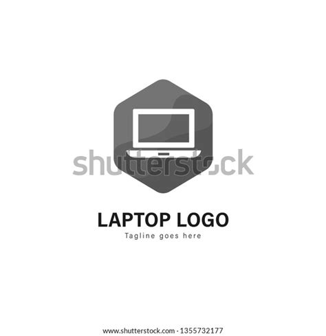 Laptop Logo Template Design Laptop Logo Stock Vector Royalty Free