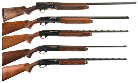 Five Remington Semi-Automatic Shotguns | Rock Island Auction