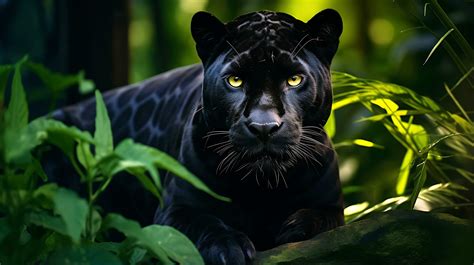 Black Panther in Jungle.Ai Generative 31724002 Stock Photo at Vecteezy