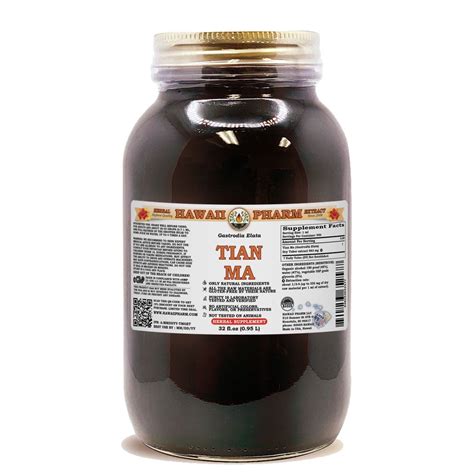 Tian Ma Gastrodia Elata Dry Tuber Liquid Extract Expertly Extracted