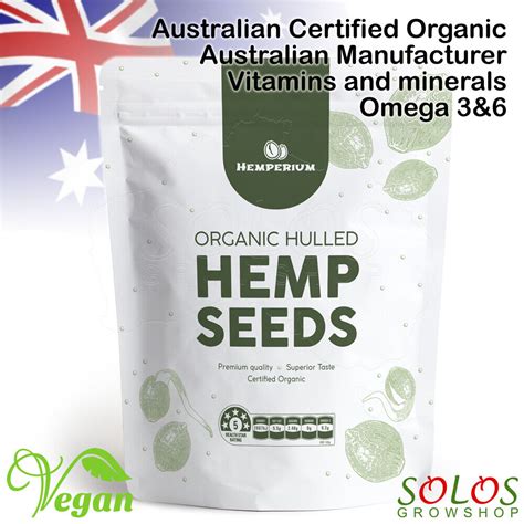 1kg Hemp Seeds Hulled Australian Certified Organic Vegan Plant Based Food Ebay