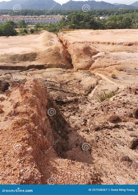 Barren Land Due To Erosion After Deforestation Stock Image Image Of