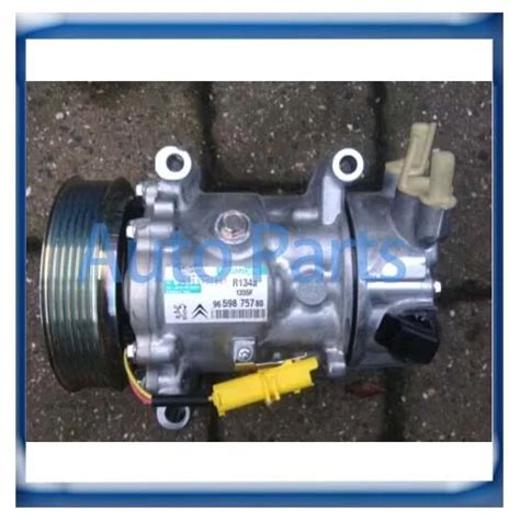 6C12 SD6C12 Ac Compressor For Peugeot 207 307 408 Citroen C2 C4