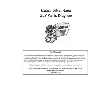 Essex Silver Line Sl Parts Diagram A To Z Rental Center