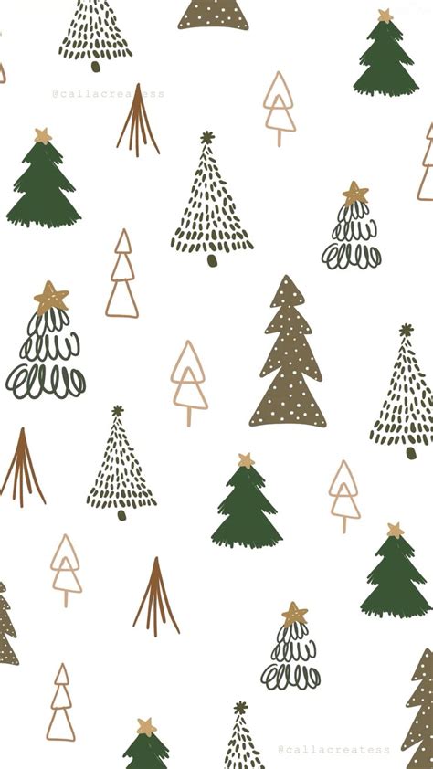 Christmas Tree Background 🎄 with Gold and Green Accents