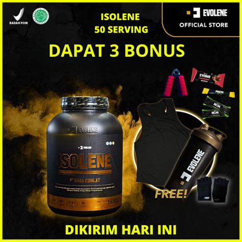 Jual Isolene Evolene Serving Bpom Rasa Coklat Halal Susu Protein