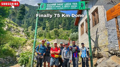 75 Km KGL Complete Trek Naranag Final Day Trek Kashmir Great