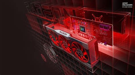 Hd Wallpaper Technology Amd Radeon Red Wallpaper Flare