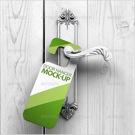 20+ Best Door Hanger Mockups For Presenting Design - Templatefor