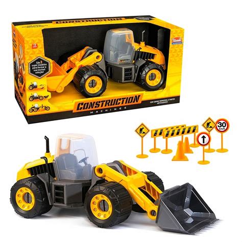 Brinquedo Trator Motoniveladora Construction Machines Maravilhas Do Lar