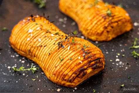 Butternut K Rbis Hasselback Ein Einfacher Hingucker