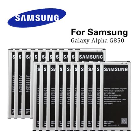 Pcs 100 Da Bateria Original Para Samsung GALAXY Alpha SM G850F 20 EB