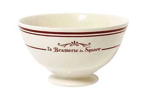 S4 La Brasserie Bowls On French Pottery Country