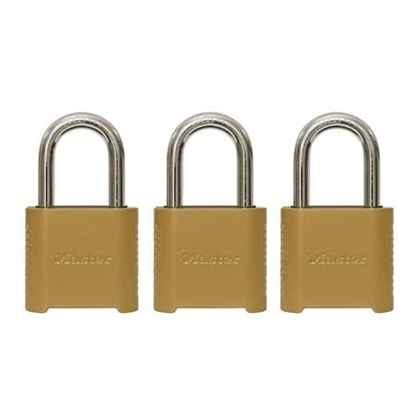 Master Lock Outdoor Combination Padlock 1 1 2 In Shackle Resettable