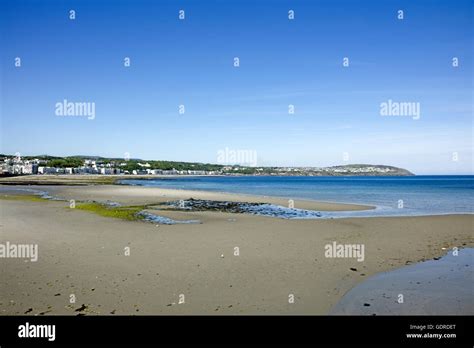 Sandy Beach Douglas Isle Of Man Stock Photo Alamy