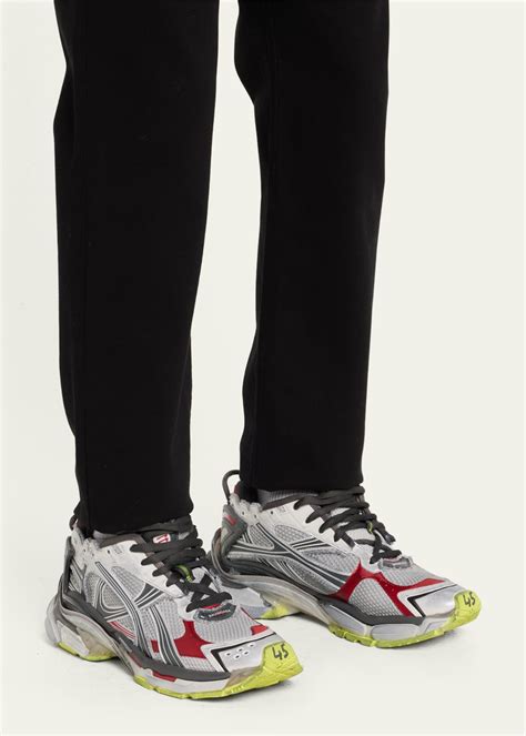 Balenciaga Men S Mesh Runner Sneakers Bergdorf Goodman