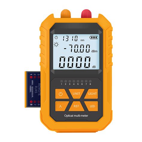 มือถือ Optical Power Meter 5km สีแดง 70 ~ 3dbm Mini Optical Power