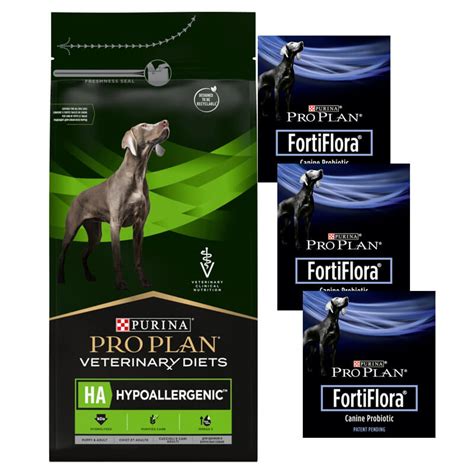 Purina Veterynary Pro Plan Canine HA Hypoallergenic 11 kg + FortiFlora ...