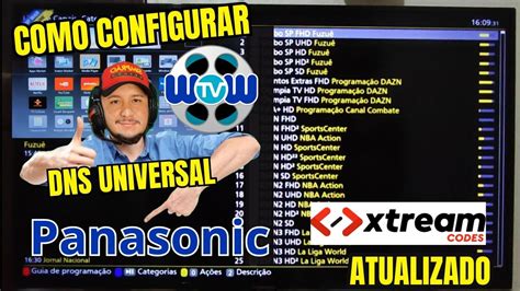 Como Instalar E Configurar Wowtv Na Panasonic Dns Universal