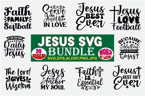 Jesus Svg Bundle Vol1 Bundle · Creative Fabrica