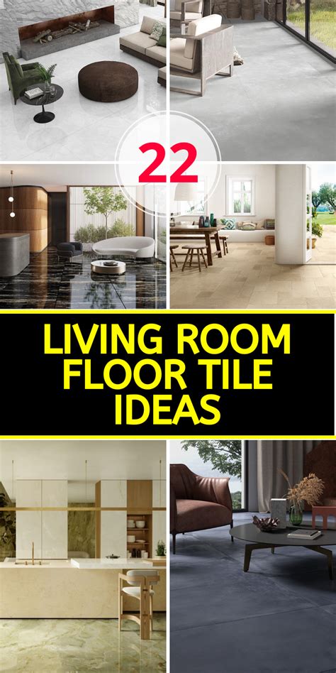 22 Living Room Floor Tile Ideas for Stylish And Practical Home Flooring ...