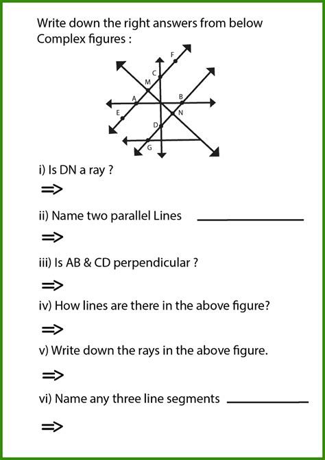 Lines And Segments Worksheets Pin On Teaching Angles Shapes