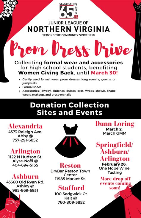 Prom Dress Drive Junior League Of Northern Virginia