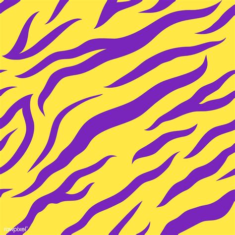 Tiger Stripes Seamless Vector Pattern Free Image By