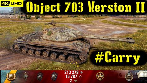 World Of Tanks Object 703 Ii Replay 6 Kills 6 8k Dmg Patch 1 7 0