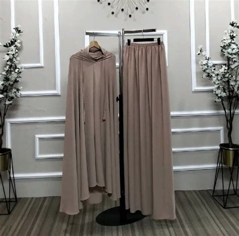 Telekung Travel Ayunami Nude Women S Fashion Muslimah Fashion Prayer Sets On Carousell