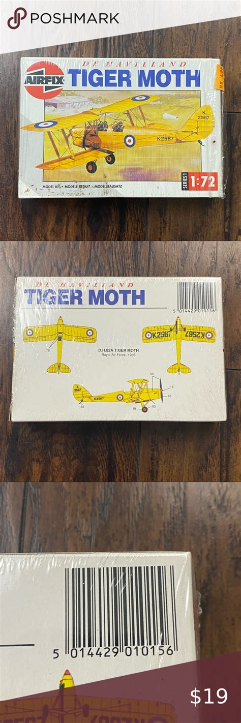 Airfix De Havilland Tiger Moth Model Kit Scale Sealed