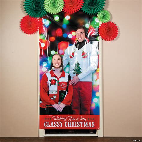 Plastic Awkward Ugly Sweater Door Banner Discontinued