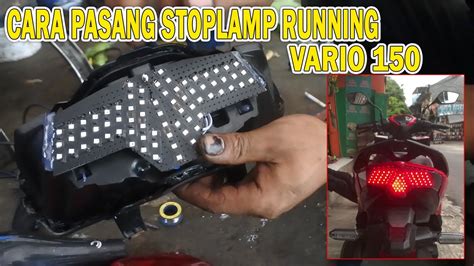 Cara Pasang Stoplamp Running Vario Youtube