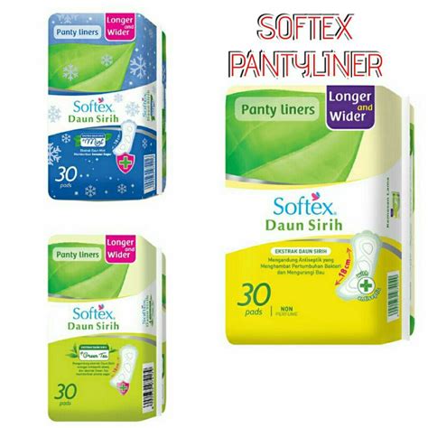 Jual Softex Pantyliner Daun Sirih Longer Wider S Daun Sirih Green Tea