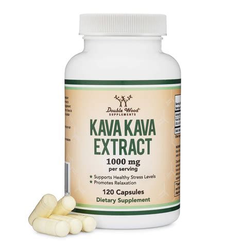 Kava Kava Supplement 1000mg 120 Capsules High Potency 3 5