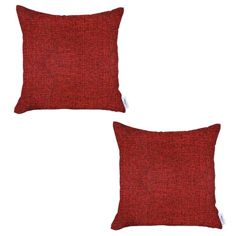 Set of 2 Red Textured Pillow Covers in 2022 | Pillow texture, Pillow ...