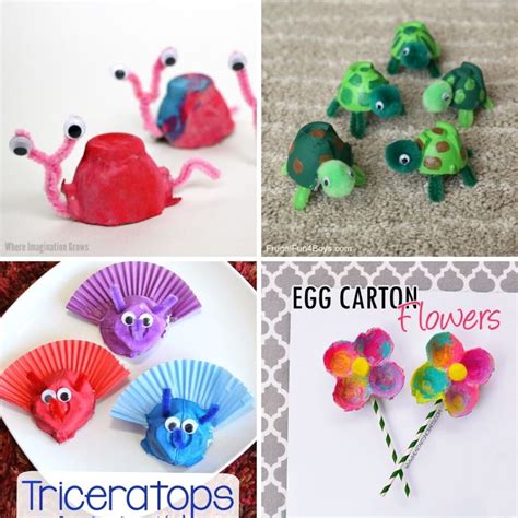 Art And Craft Ideas With Egg Cartons