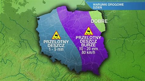 Czasami Mokro Na Drogach Tvn Meteo