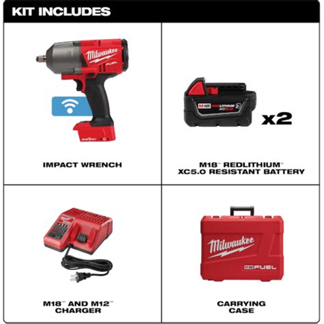 Milwaukee 2863 22 M18 FUEL W ONE KEY High Torque Impact Wrench 1 2