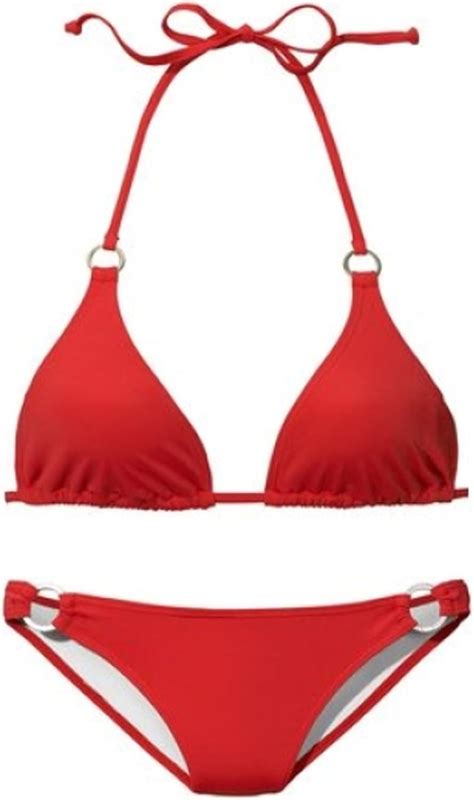 Chiemsee Triangel Bikini Rot Cup C D Gr Amazon De Bekleidung