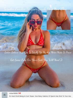 Sarah Dins Bikini Thong Pics Porn Pic