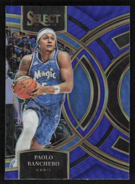 Panini Select Paolo Banchero Premier Blue Prizms Orlando