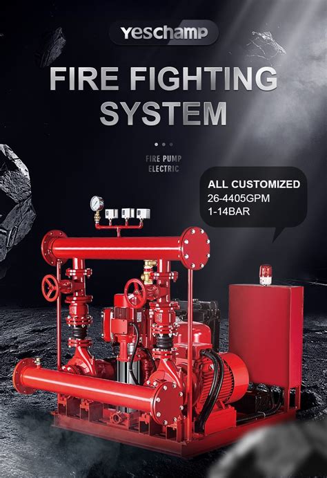 Nfpa 20 Approved 500gpm Firefighting System With Electric And Diesel